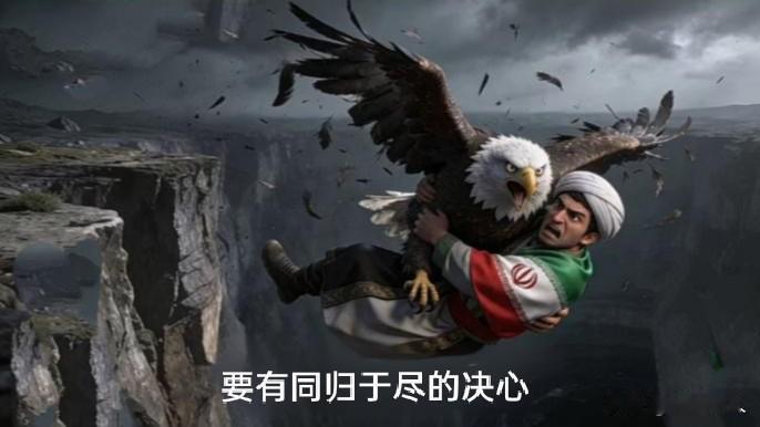 如今的美国像极了水中之鱼咬住了伊朗这个鱼钩，咬不坏、挣不脱。

只是伊朗虽钓住了
