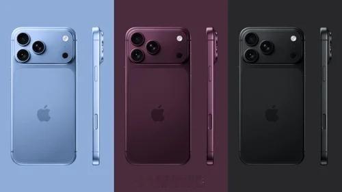 iPhone18Pro被爆配色迎来大改动，取消星宇橙，新加酒红色和纯黑色，深蓝色