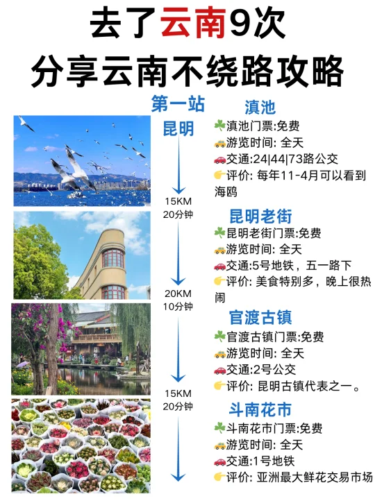 写给准备来云南旅游的姐妹！超全避坑攻略