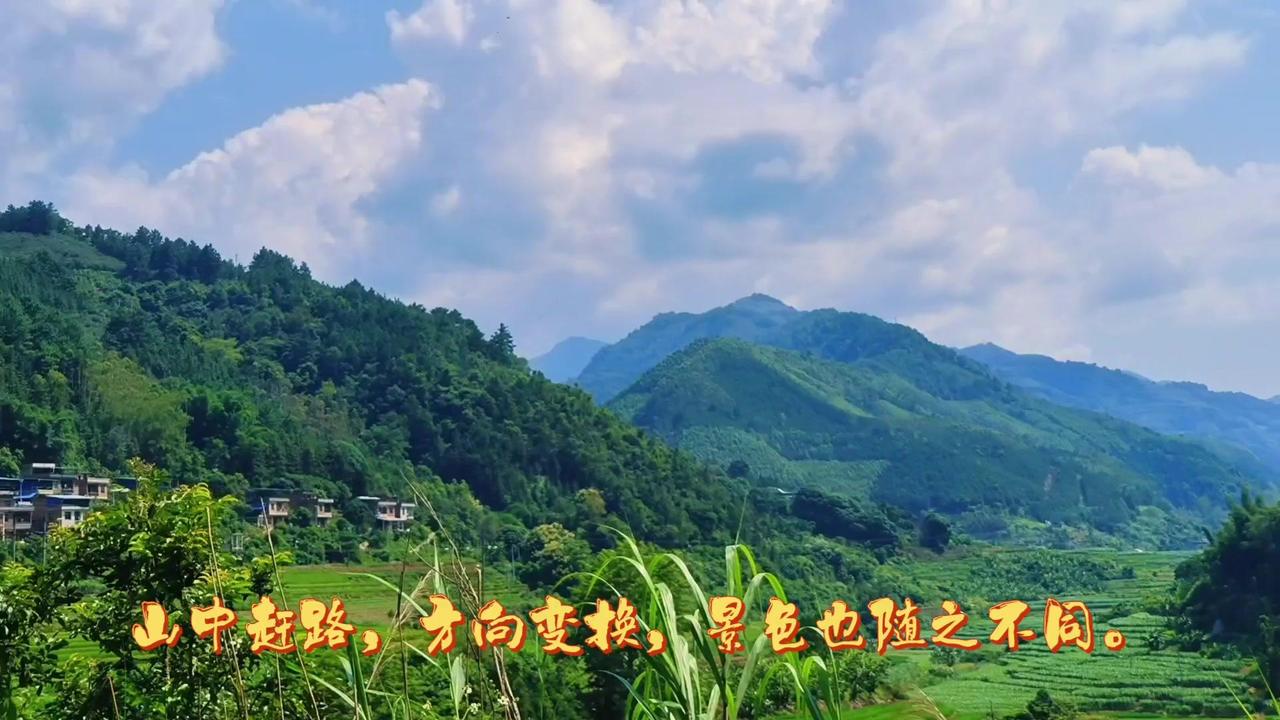 🌿在山中赶路，方向每变一次，景色就跟着更新。风景流转间，心境也悄悄成长。每段旅