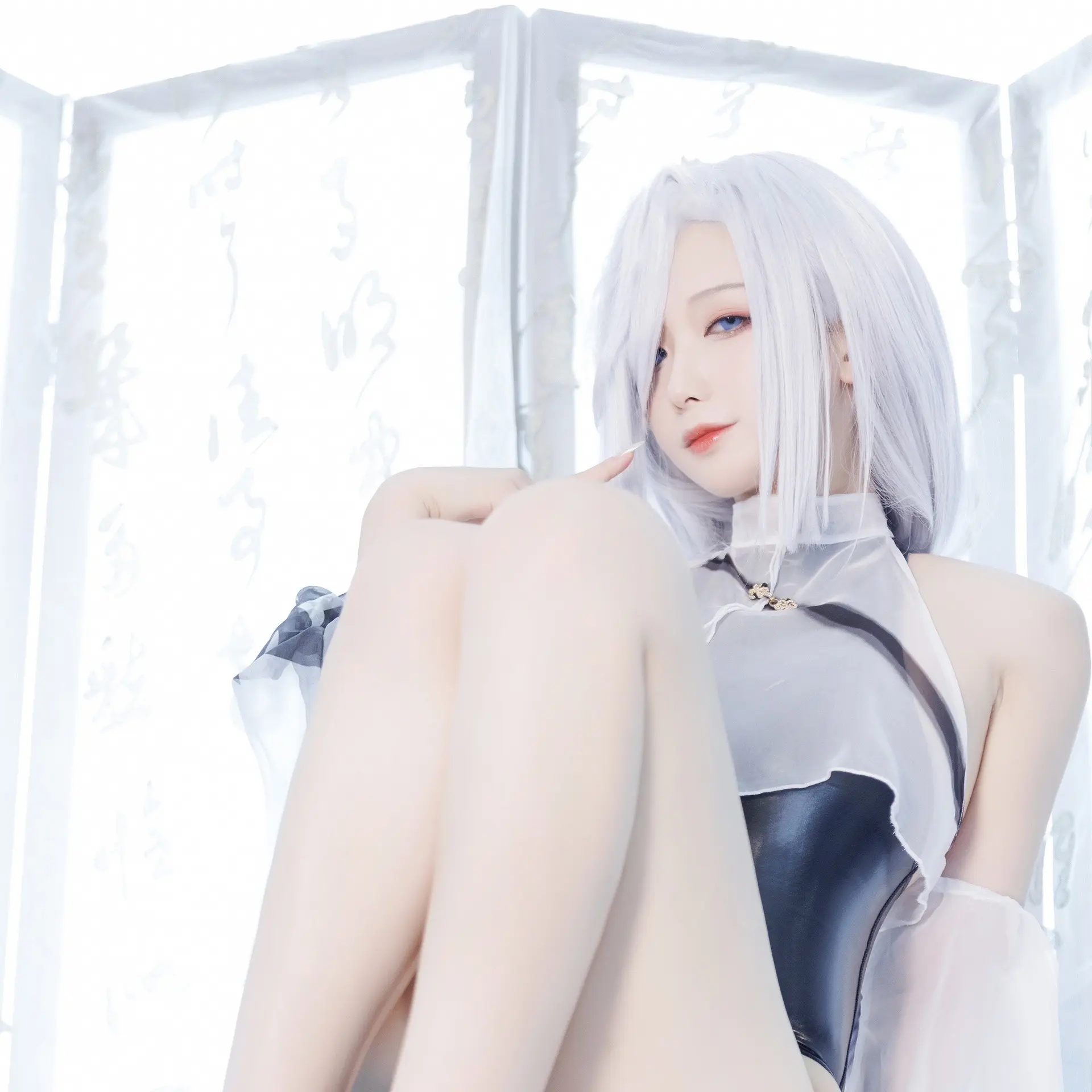小姨竞泳～