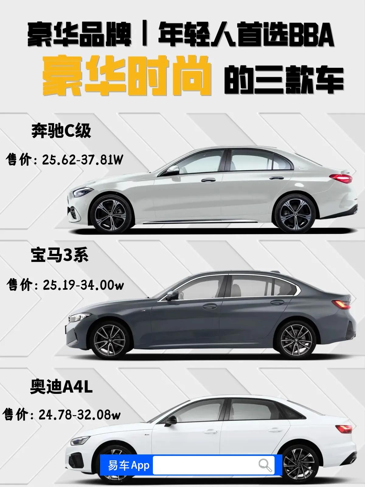 【年轻人的理想座驾】哪个最适合你？

豪车迷们总希望拥有一款既有品牌影响力又有个