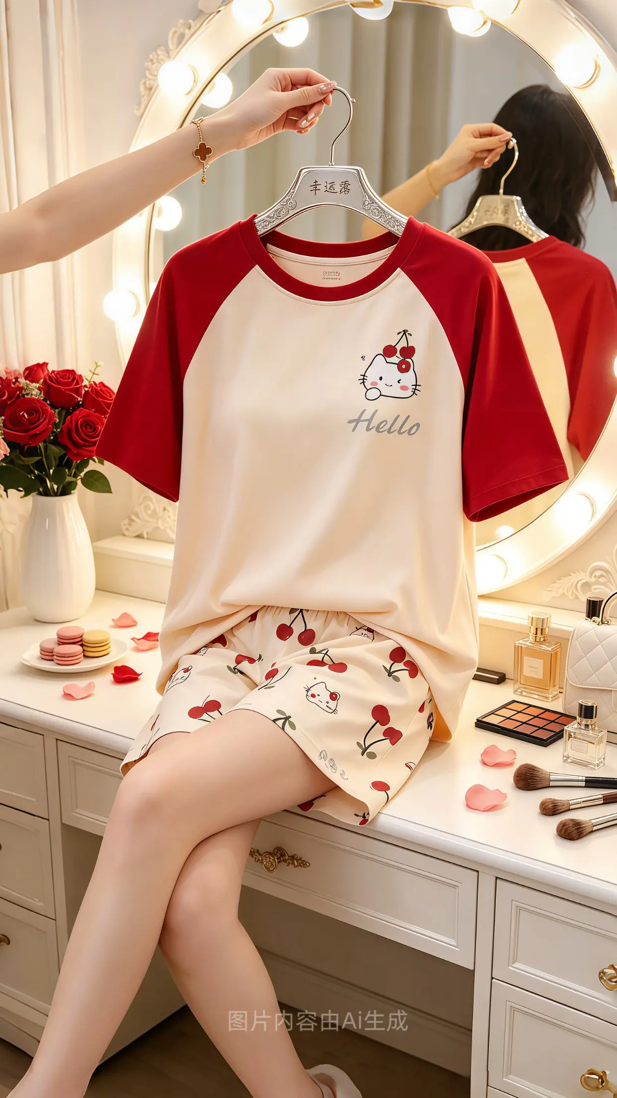 kitty家居服 宅家穿搭 可爱女生装备 家居服睡衣 家居服睡衣