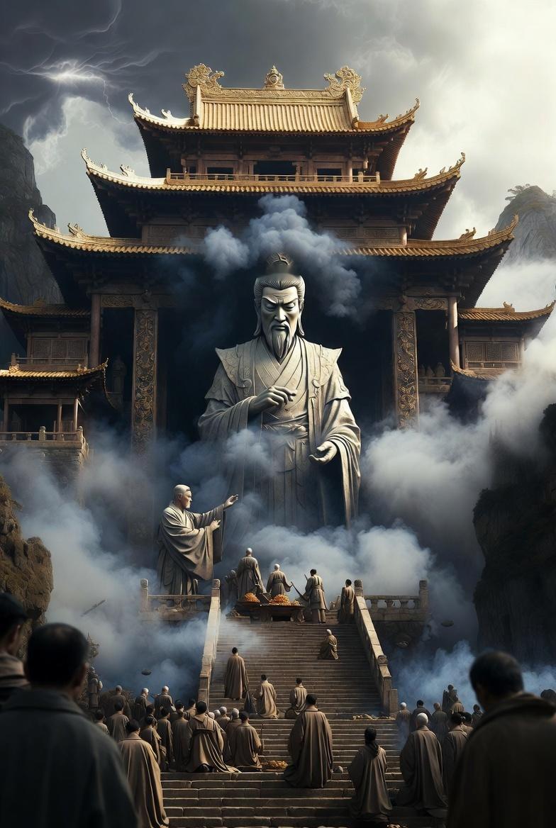 青云郡南麓，玄华山半腰的玄华神庙，常年香火鼎盛，晨昏不绝。殿宇金碧辉煌，琉璃瓦在