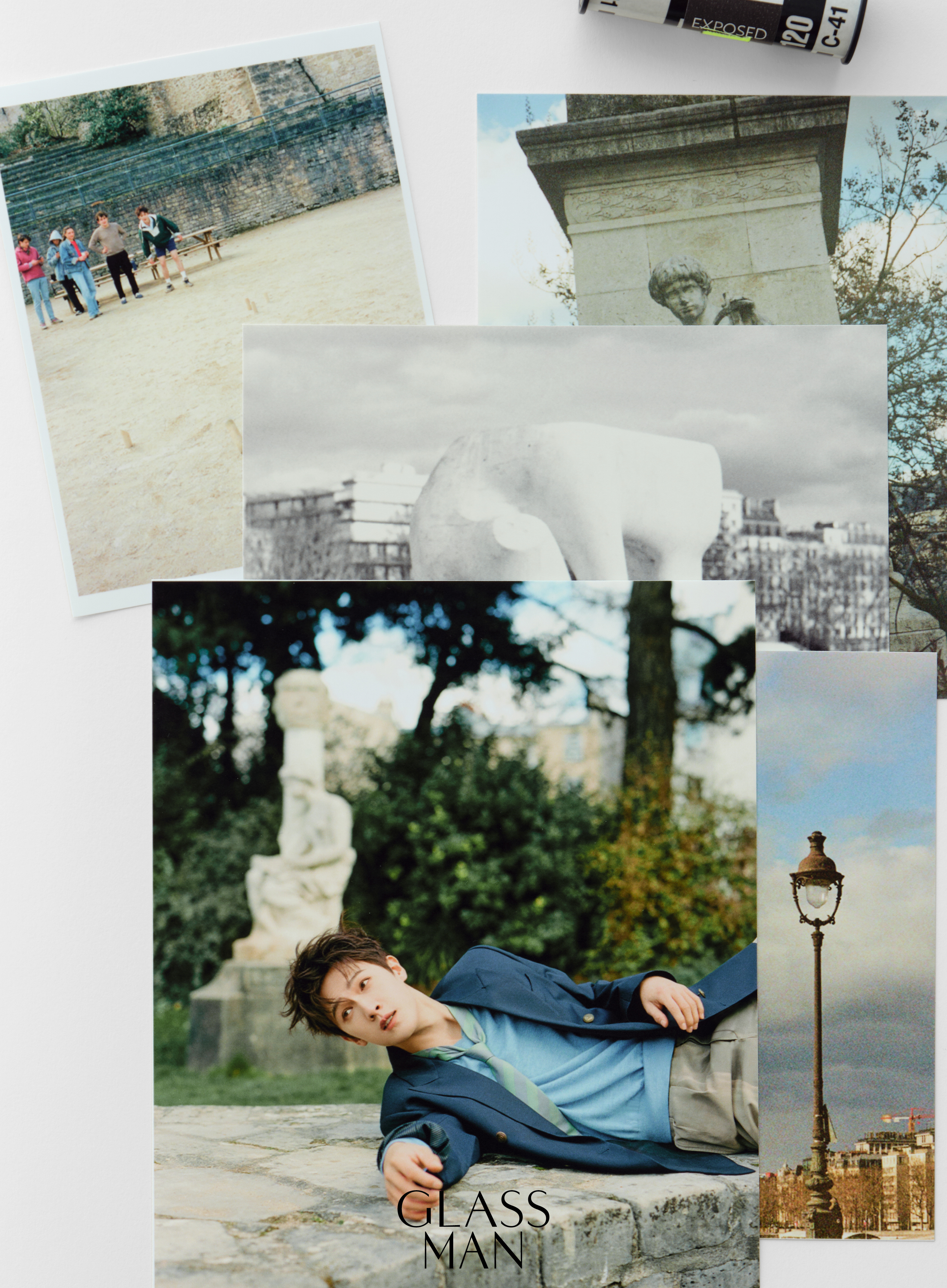李昀锐 x《GLASS MAN》春季刊封面释出，身穿Dior新季系列，漫步在巴黎