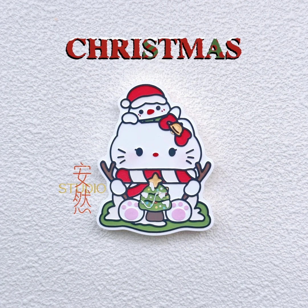 圣诞Hello Kitty【平面硅胶模具】