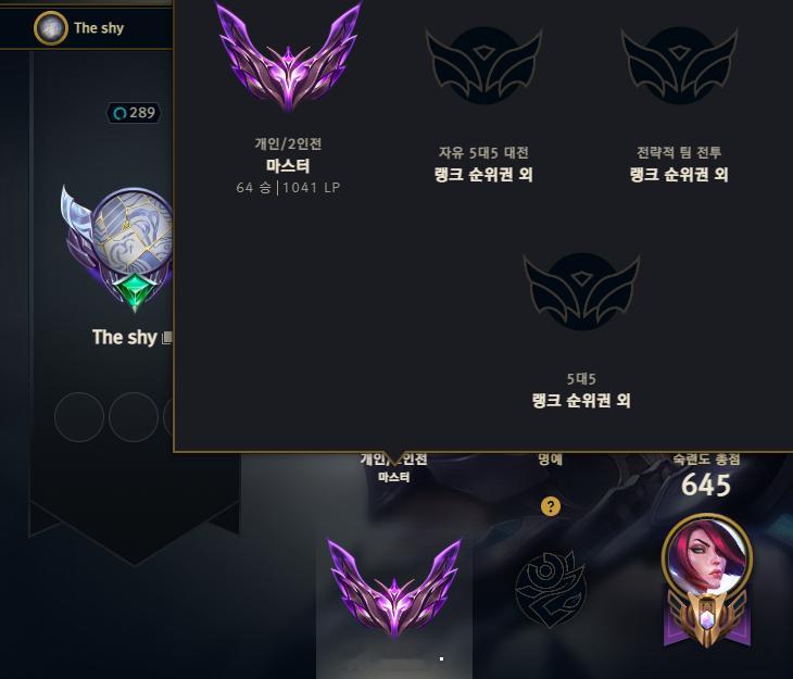 The shyasdf ：大师1041分 