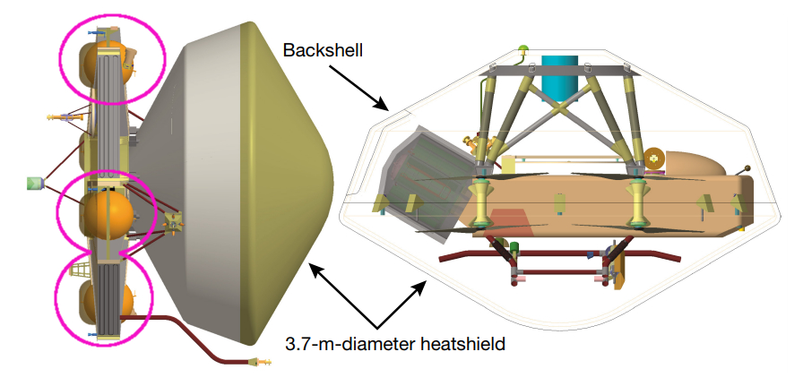 洛克希德·马丁已经为Dragonfly土卫六无人机的巡航段安装了4个推进剂贮箱，