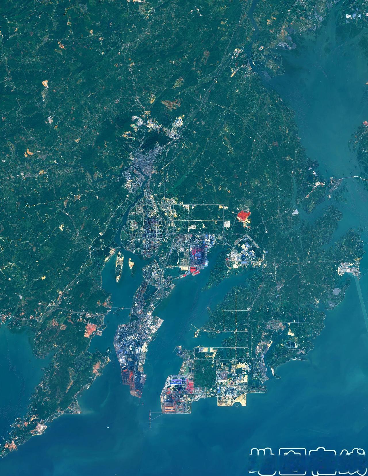 广西防城港市最新卫星图（10.11）