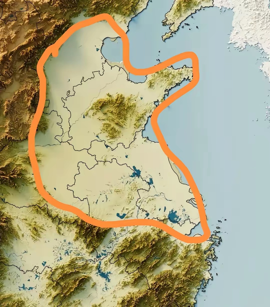 网友：这是中国最好的位置，土地肥沃平坦，四季分明，我这样说没人反对吧？ 