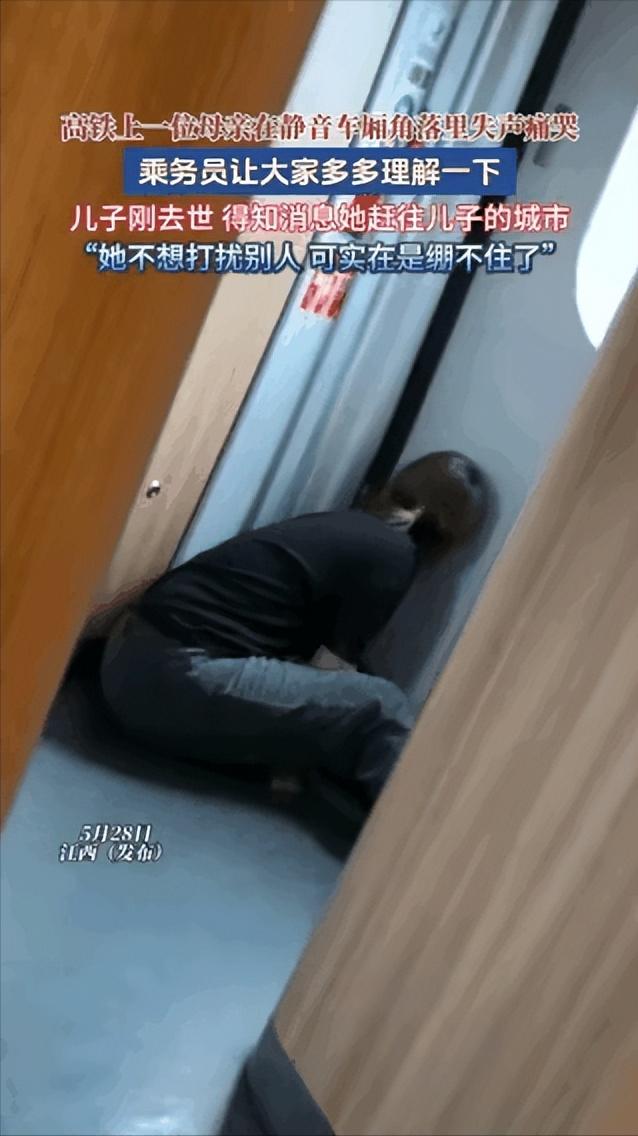 “让人忍不住红了眼眶！”江西这名母亲突遭丧子之痛，在高铁上一路强忍着泪水。实在撑