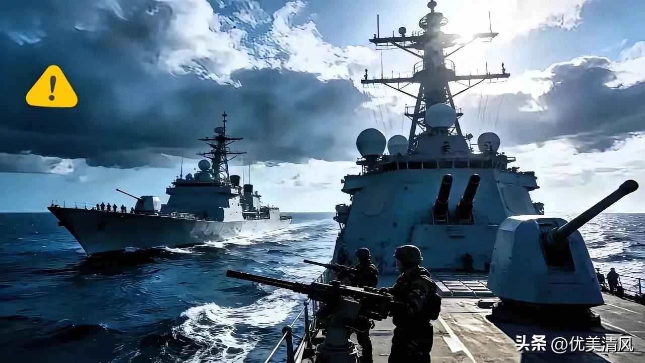 3月7号凌晨的时候，中国国防部专门点了澳大利亚的名字，针对他们那艘“图文巴”号护