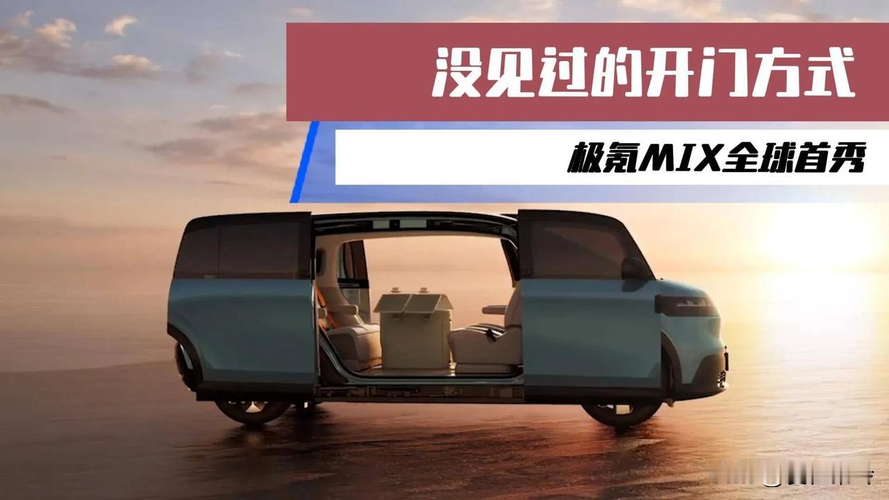 极氪MIX：亲子时光的移动乐园。
       极氪MIX以其独特的双开门设计，