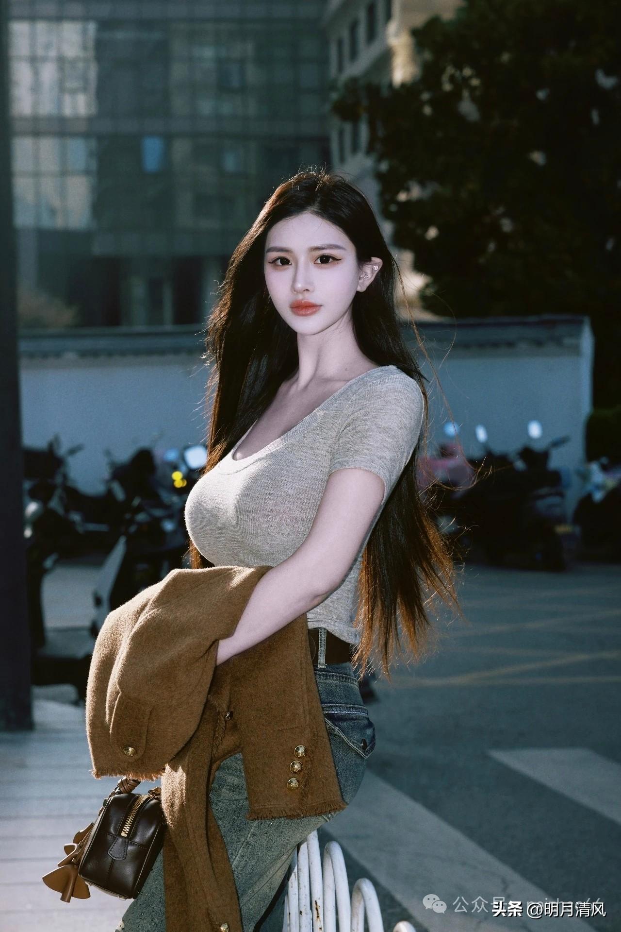 牛仔裤拍照真的不用太刻意，路边随手一拍都很有感觉。

这两天整理相册发现，我拍过