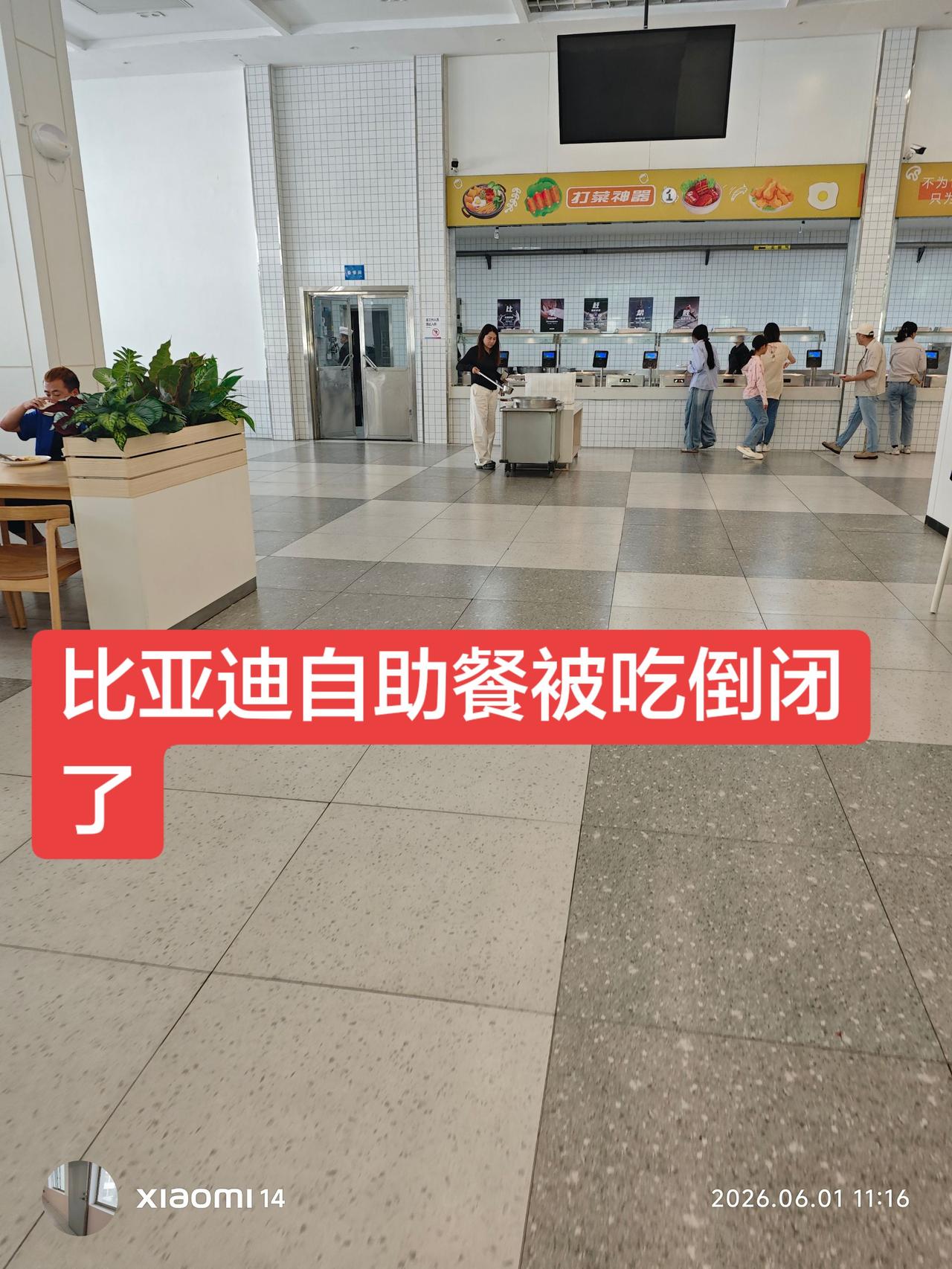 比亚迪某餐厅的18块8的自助餐被吃倒闭了。这些员工都是空着肚子来吃饭的吗？为了吃