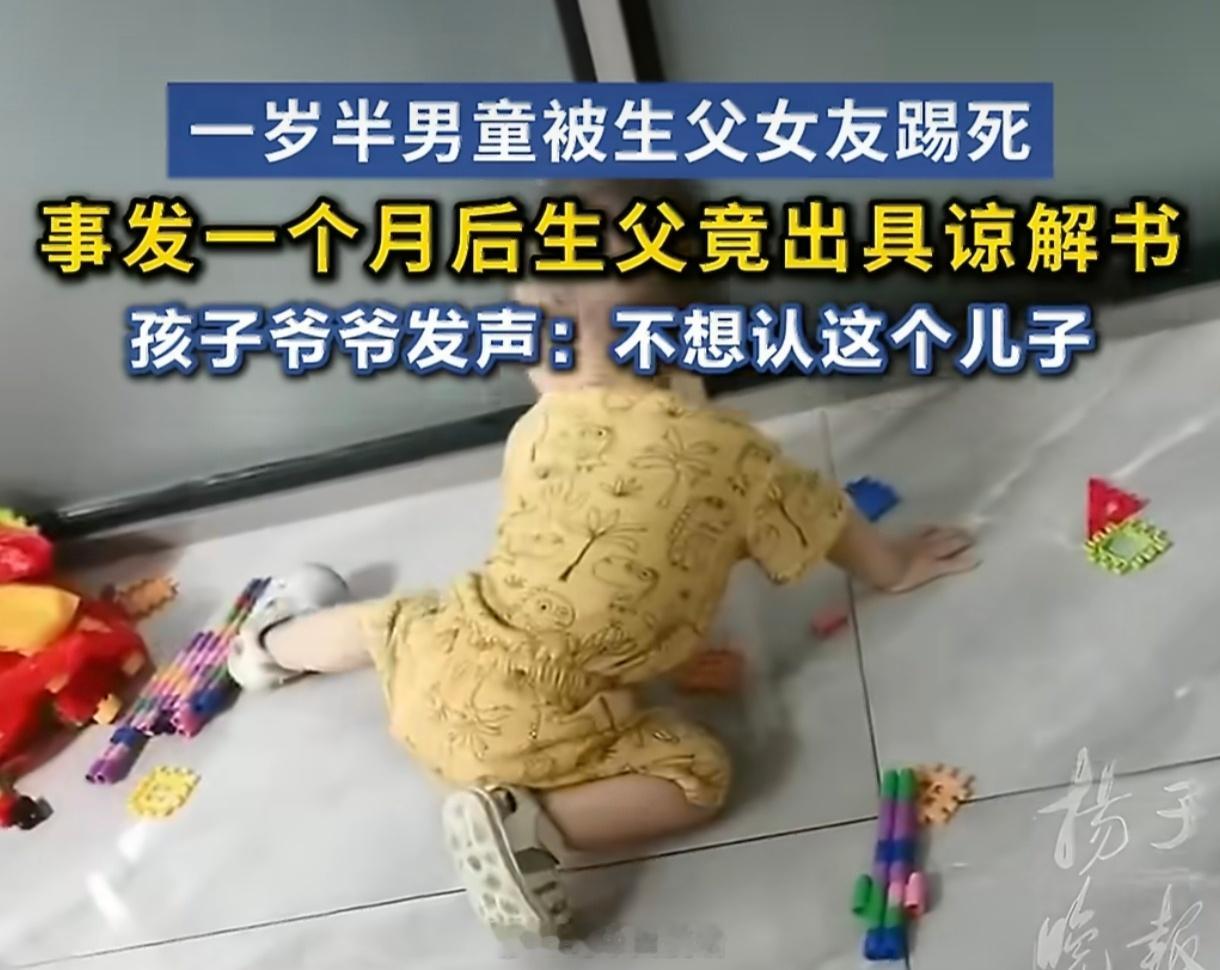 孙子被儿子女友踢死爷爷不想认儿子这场悲剧本可避免——爷爷曾反对离婚、曾见孙子视频