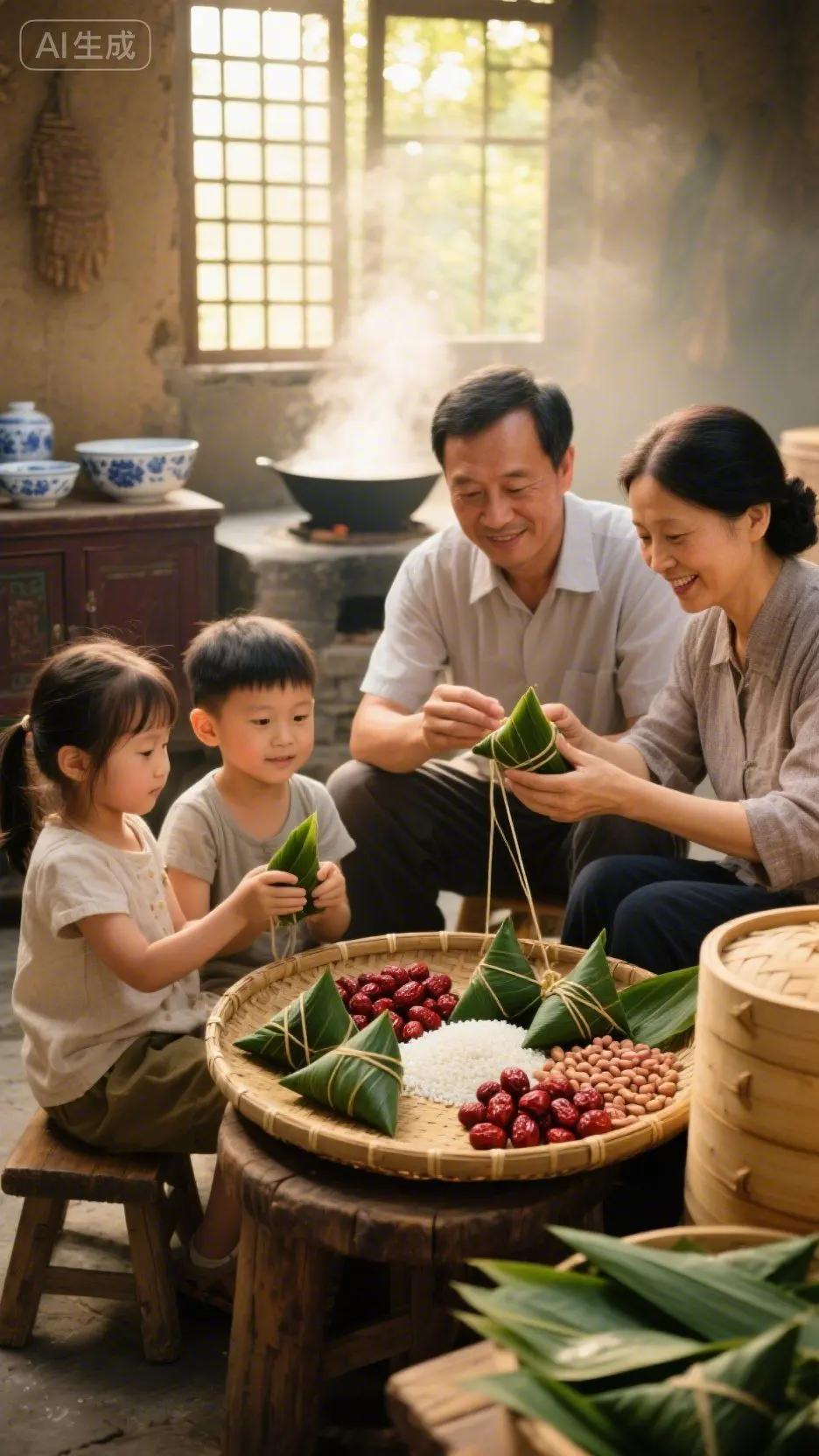 农村包粽子。我在即梦发现了一个超棒的故事！来即梦，看更多精彩内容！