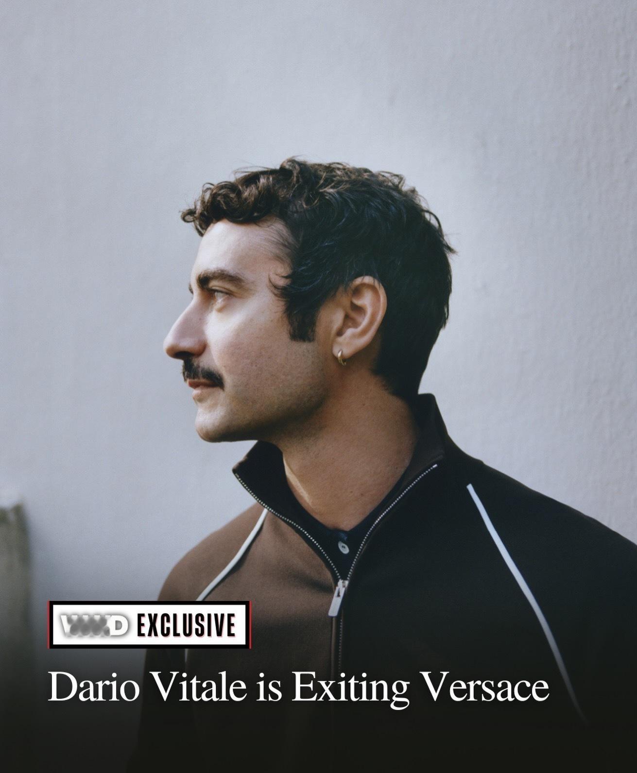 九月刚在米兰时装周带来上任首秀的Dario Vitale光速被Versace扫地