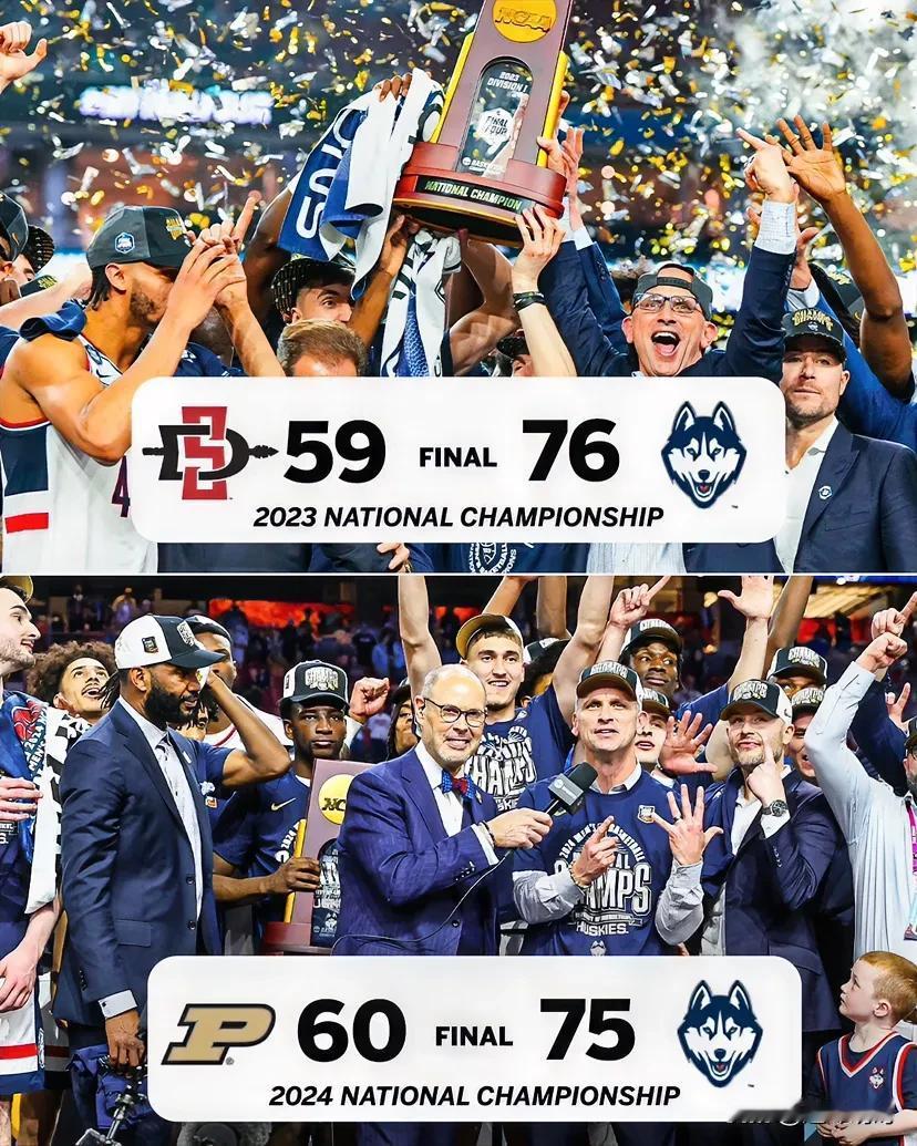 连NBA比赛都得让路，NCAA男篮总决赛的确精彩，随着康涅狄格大学的成功卫冕，它