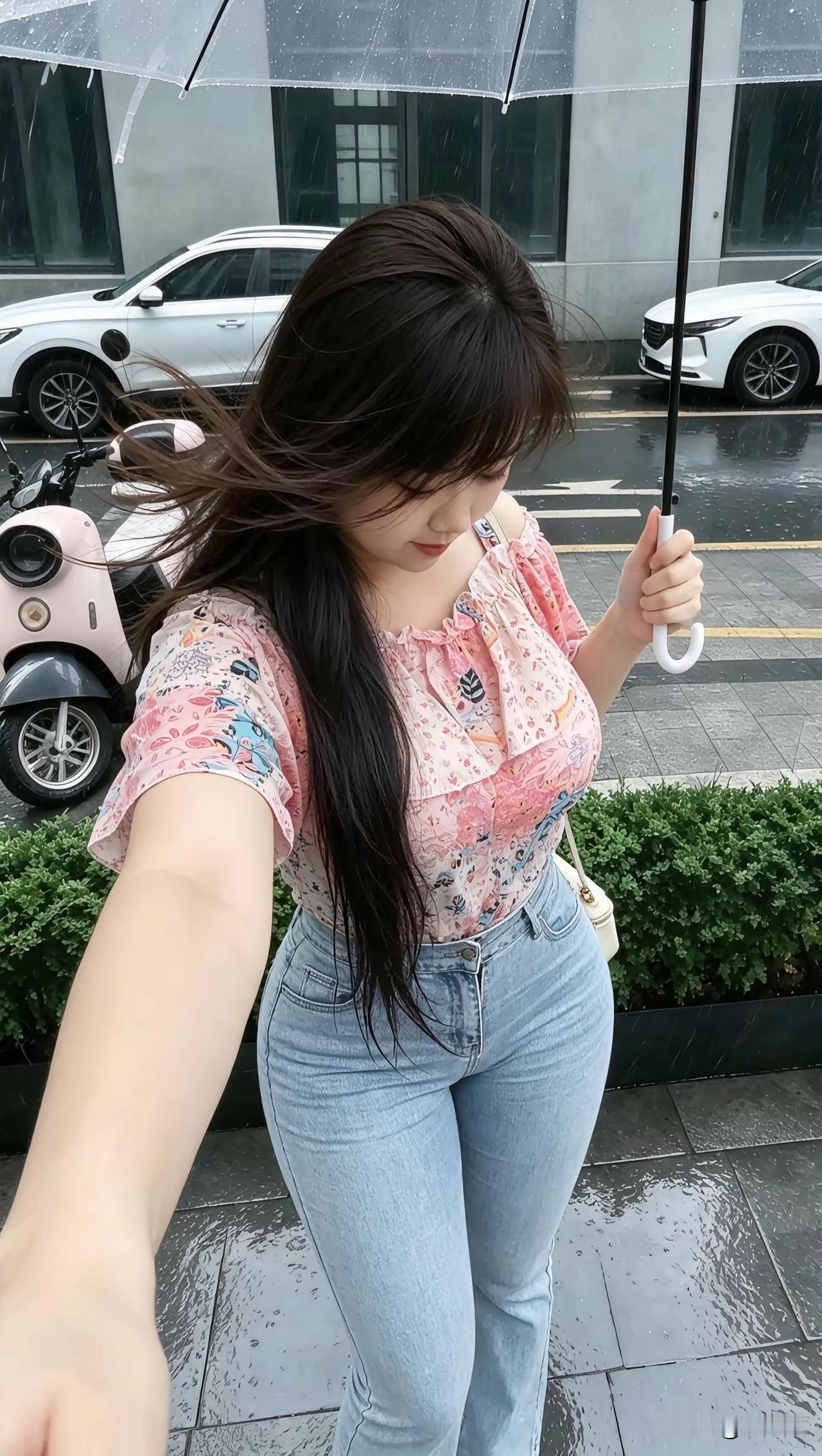 这雨下的够大的