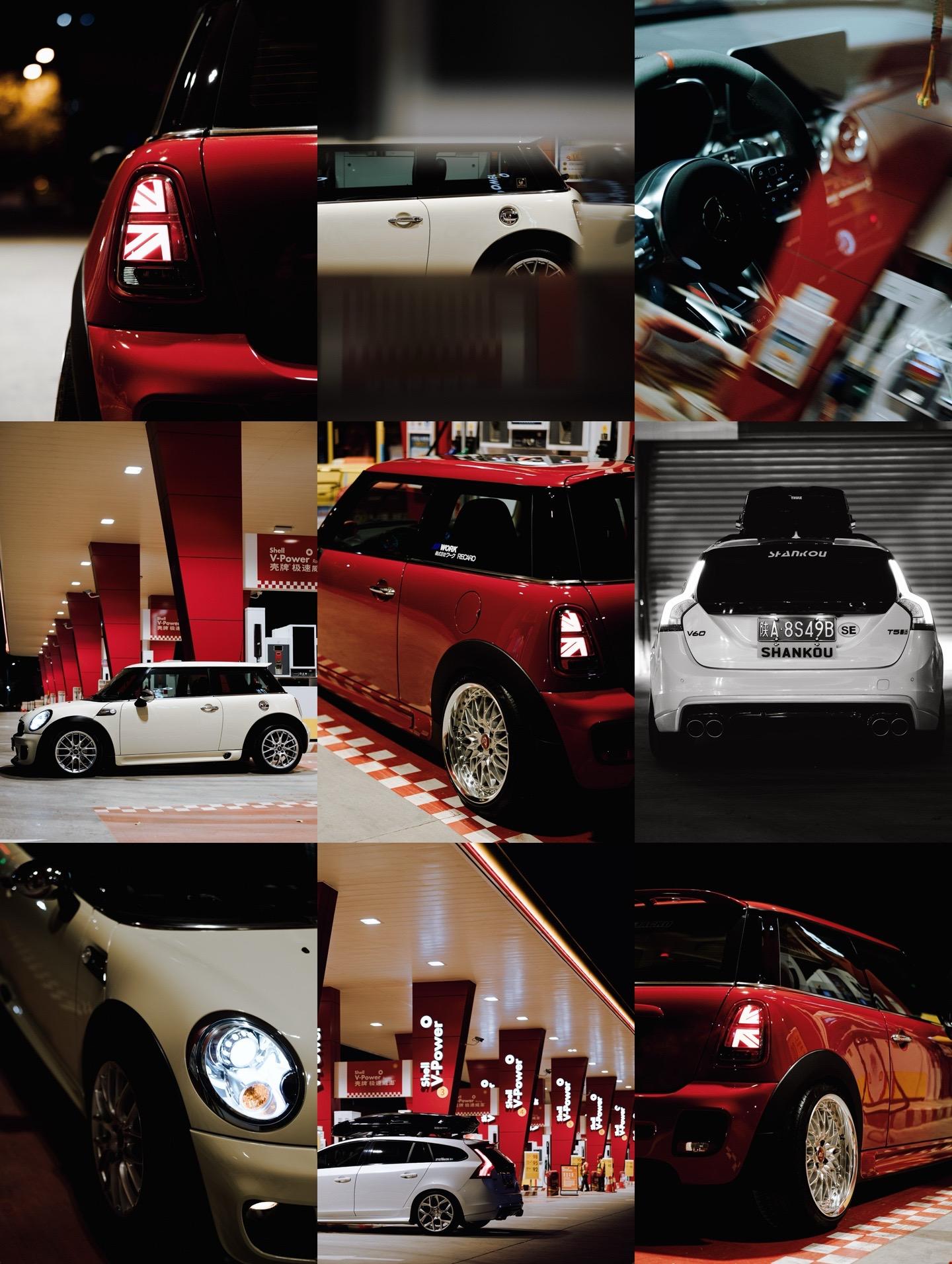 深夜打卡｜壳牌加油站。分享一组加油站靓照