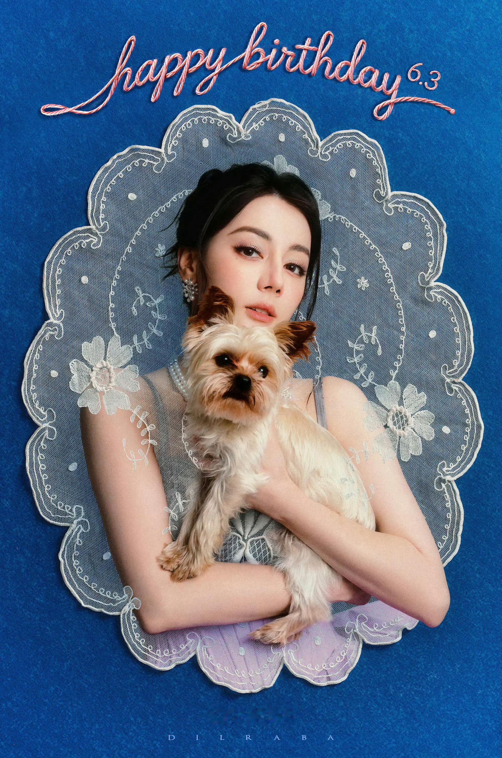 迪丽热巴海报 wok！迪丽热巴在生日当天演绎两套高定！热巴高定数量破90前一天完