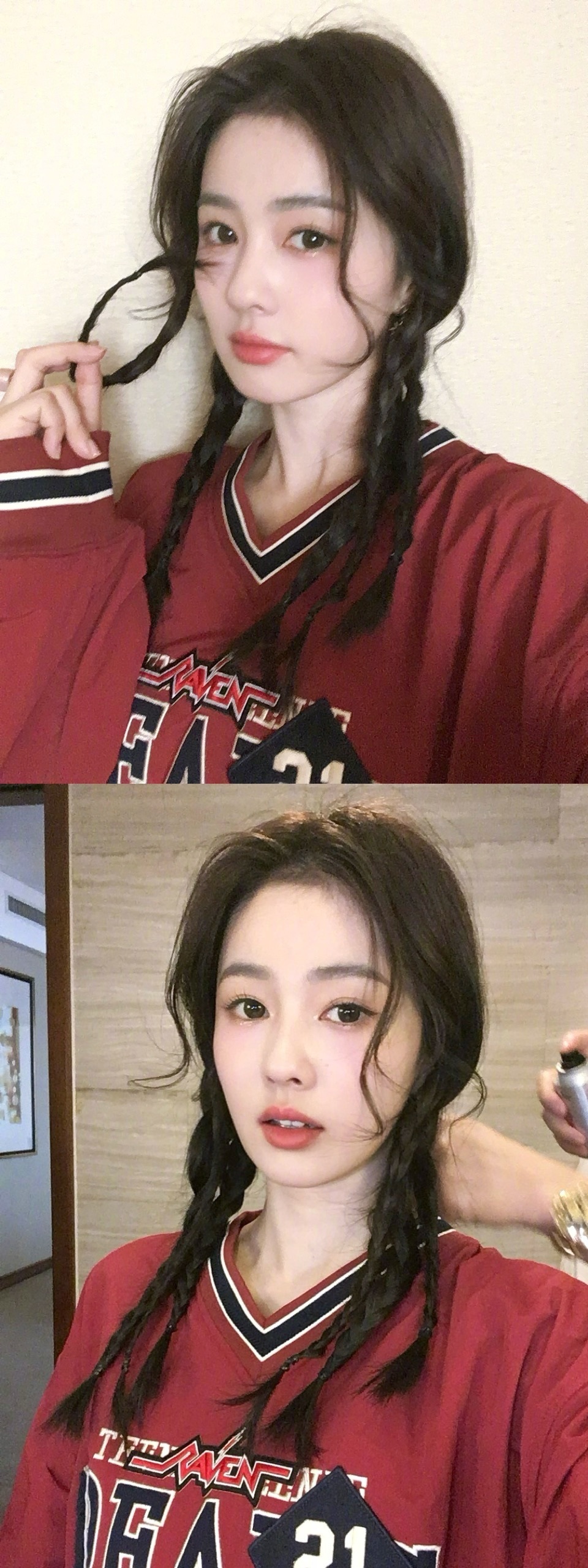 #段晓薇回应与白鹿撞造型# 看见白鹿就很快乐[兔子] ​​​