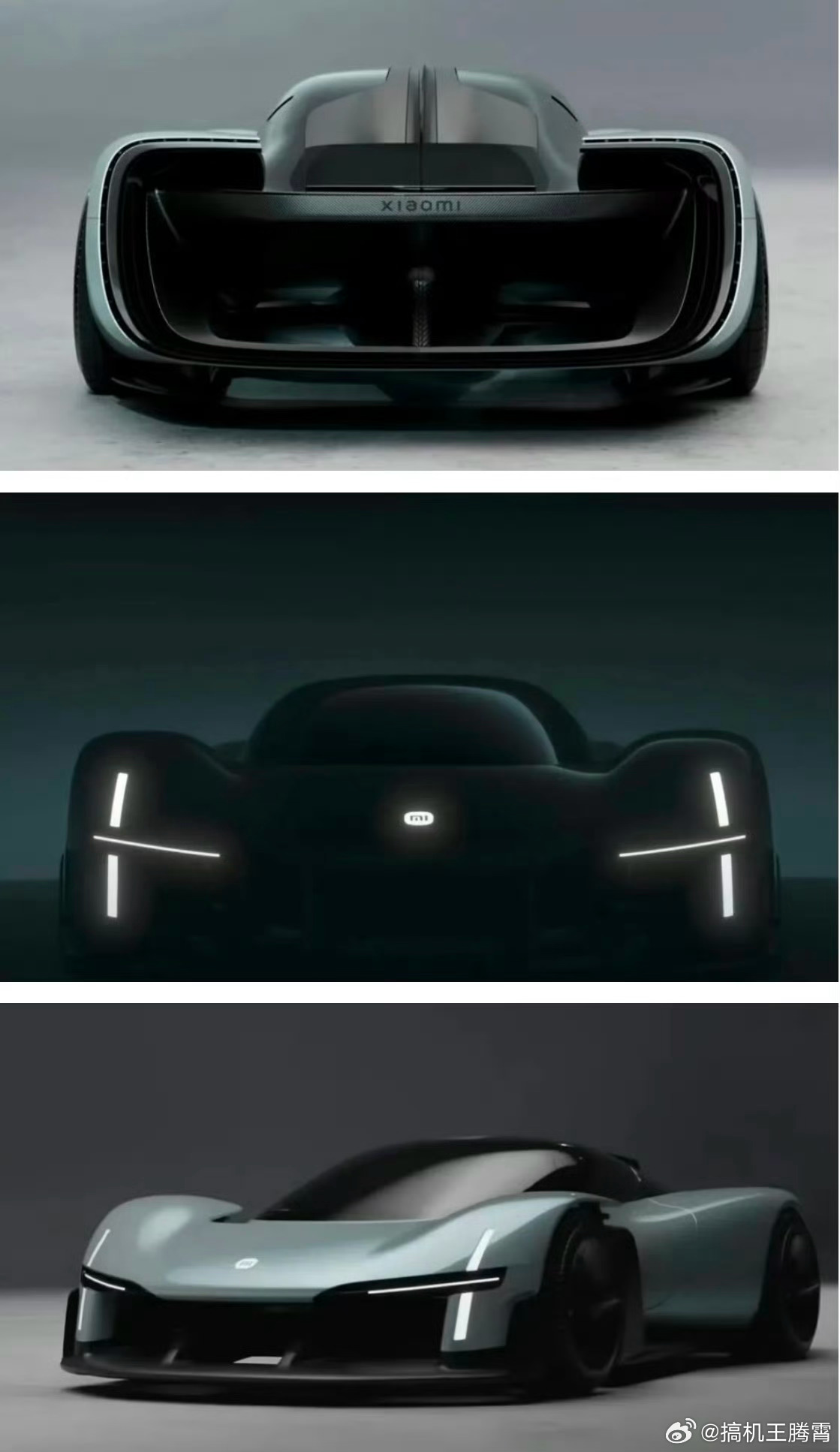 小米超跑亮相仔细看了下确实夸张科幻，假设小米Vision GT概念超跑可以买的话