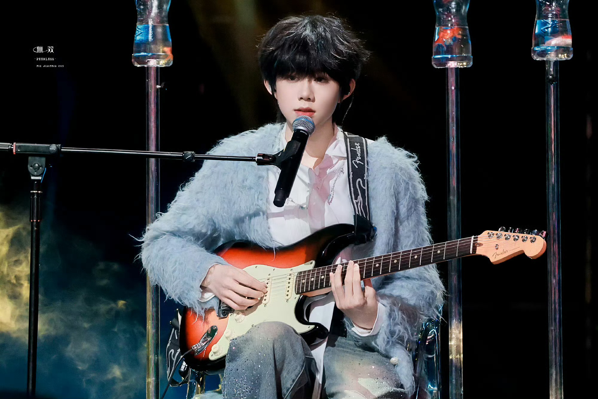 陈奕恒我是一只鱼直拍破百万 陈奕恒《我是一只鱼》直拍播放量破百万！吉他弹唱+蓝色