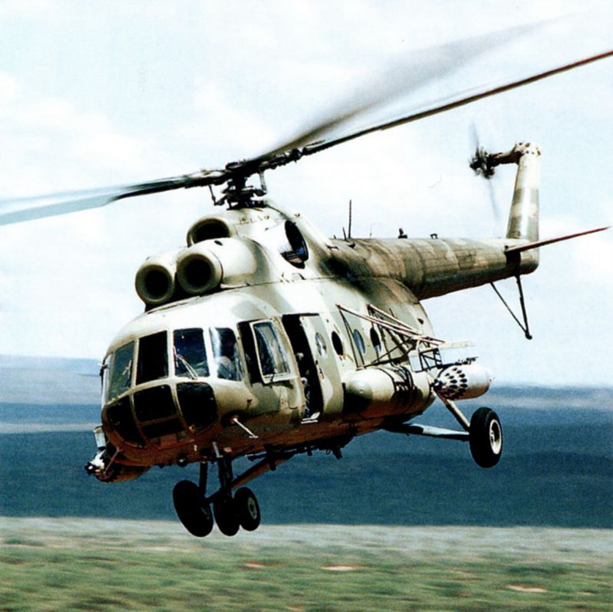 分享圖片：蘇聯米里Mi-8“河馬”直昇機 