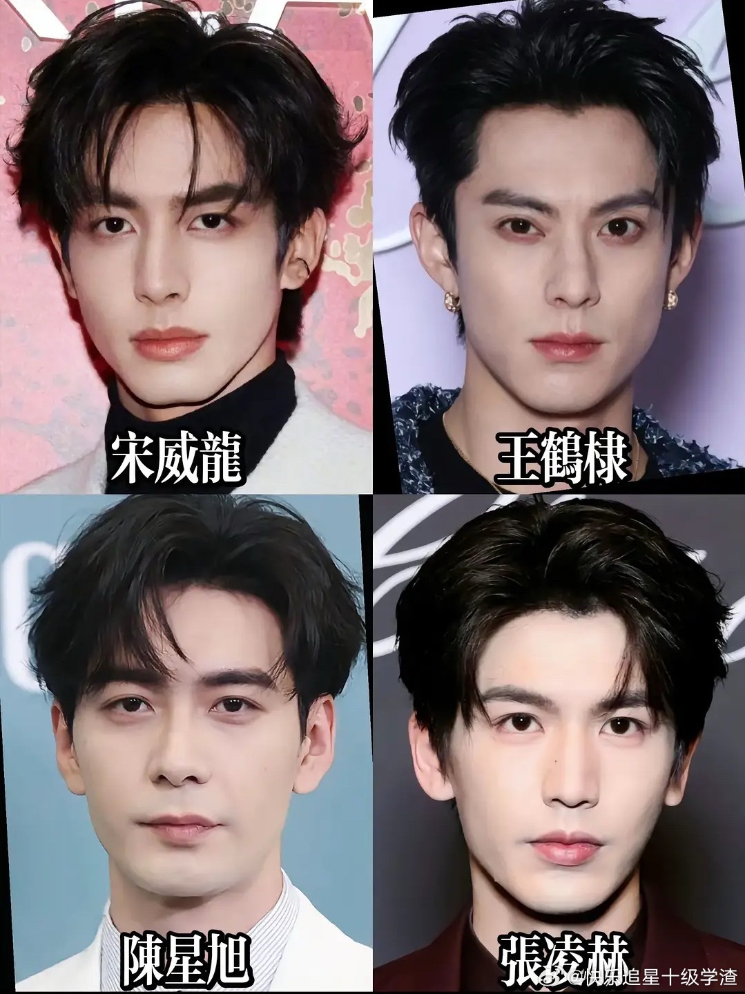 抖评的95四帅：宋威龙 王鹤棣 陈星旭 张凌赫 