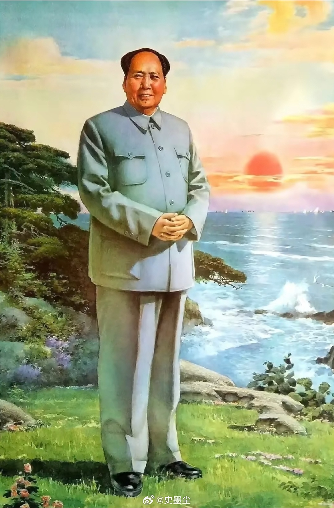 老人家对人性的理解对人性的运用前无古人后无来者。看看他一生所为吧，无论强大如丘吉