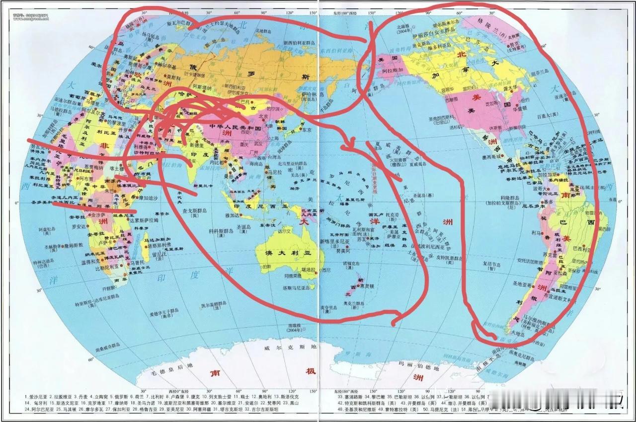 照特朗普这么算，想象空间很大，亚洲4400万平方公里，大洋洲897万平方公里，这