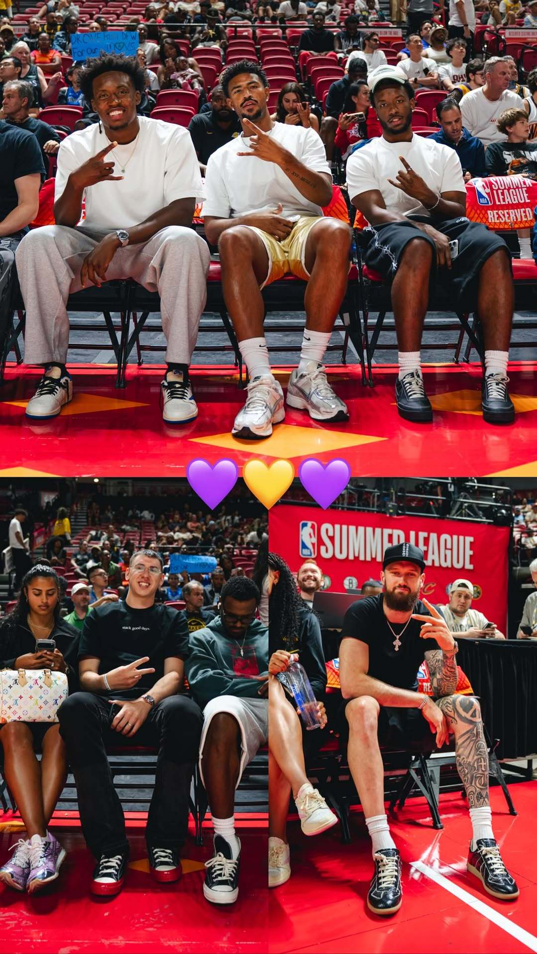 NBA夏季联赛官方更新📸格莱姆斯隔壁是他的发小&好友 