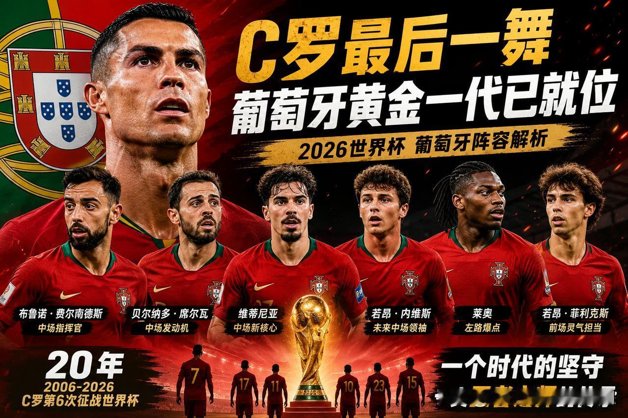 C罗最后一战，能否圆梦大力神杯？

葡萄牙队在国际足联的最新排名是世界第五，自1