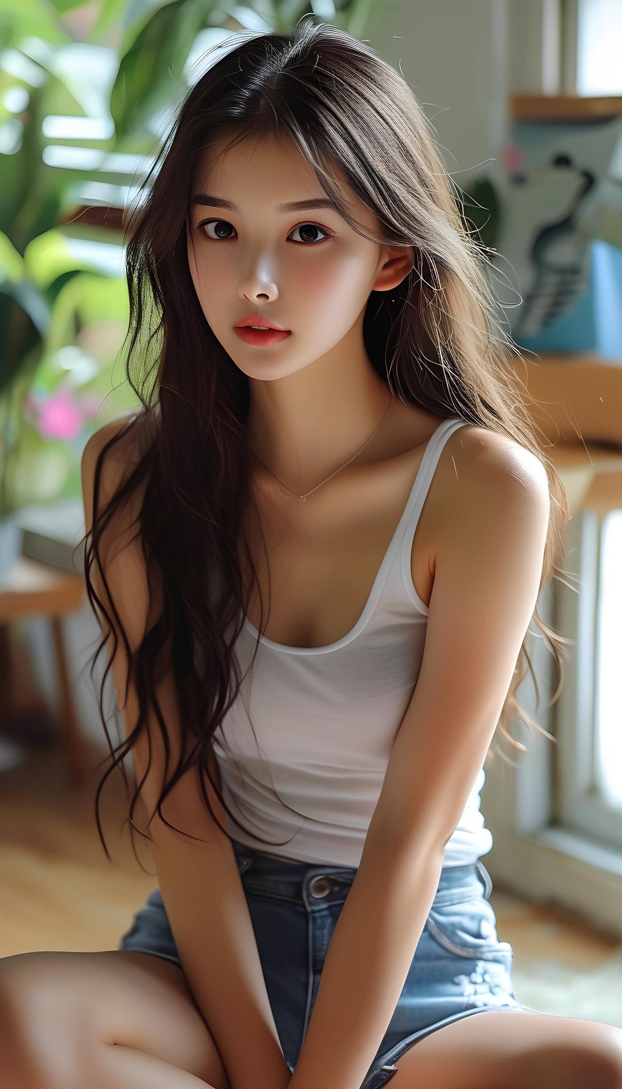 #清纯甜美