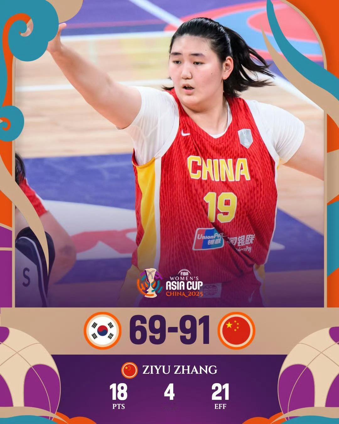 张子宇才18岁，太强了。而我都36了。女篮双塔是大杀器 ​​​