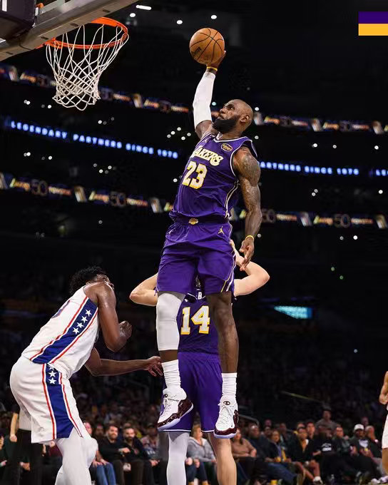 洛城费城二番战简评今天作为湖人球迷可谓是上上下下的一天. 早上起来的时候刷手机才