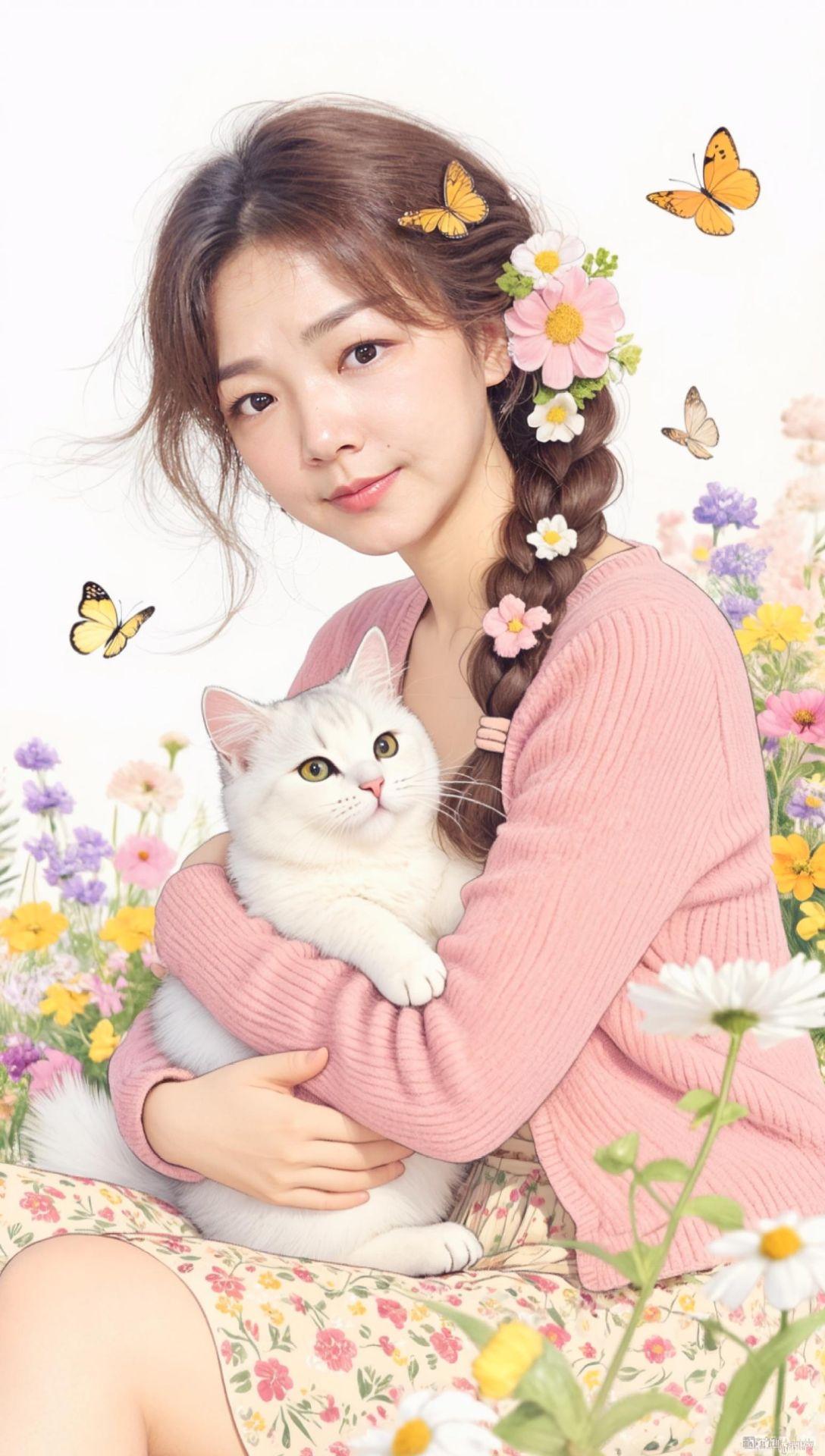 AI花间喵语写真 随变ai随便玩