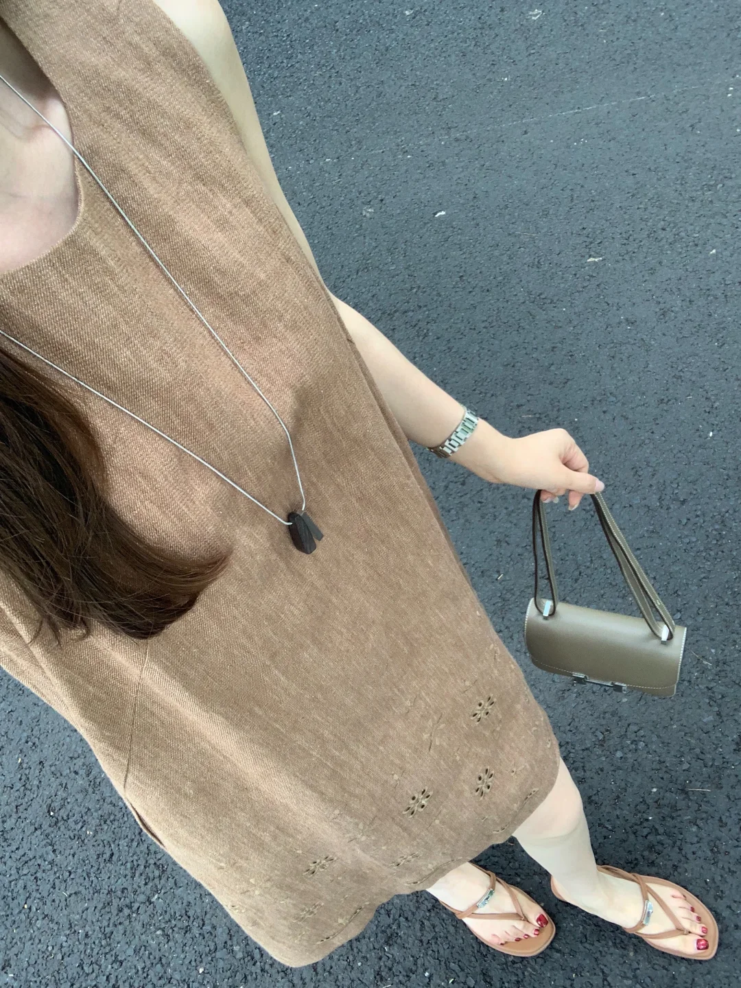 很爱的亚麻裙～