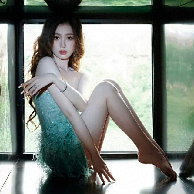 亮片是工作，光脚是生活，虞书欣真的活明白了