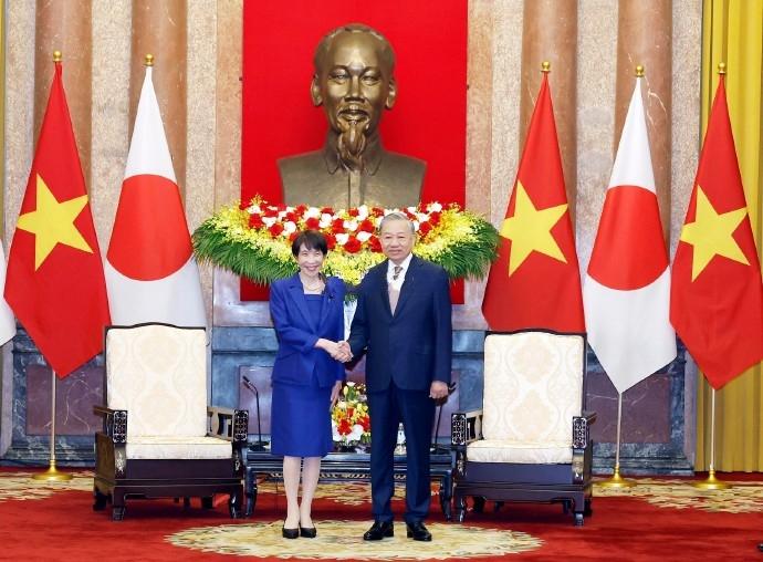 5月2日，日本首相高市早苗和苏林会晤！
据悉，日本首相高市早苗是5月1日抵达越南