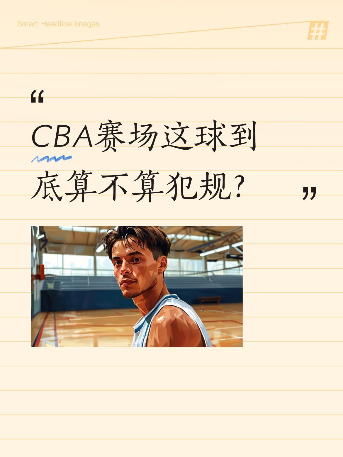 CBA赛场这球到底算不算犯规？
最近一场CBA比赛中出现争议判罚，现场观众和网友