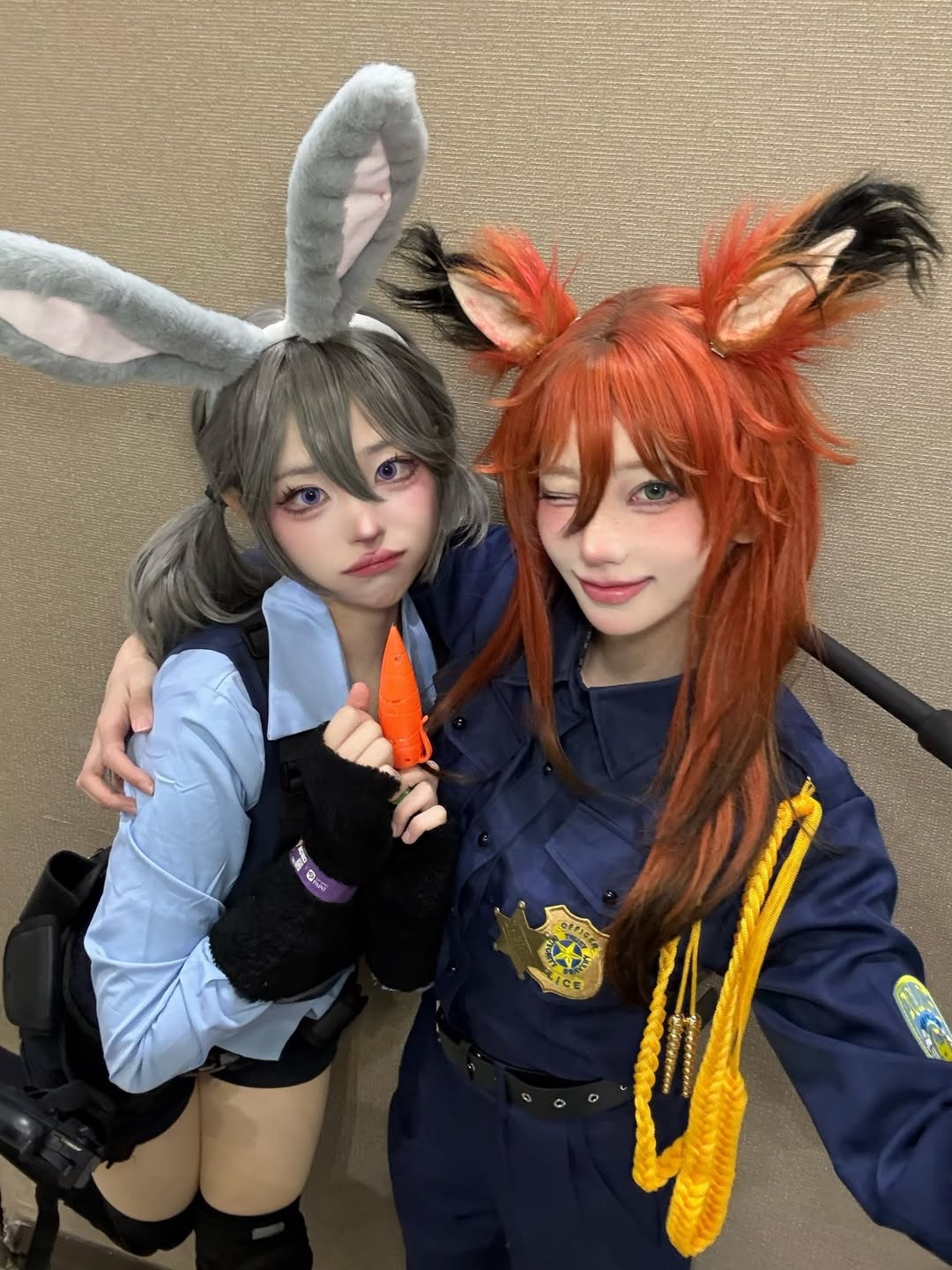 QWER HINA & MAGENTA Zootopia 🐰🦊💞 
