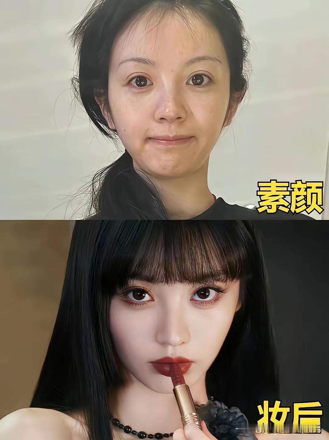 论化妆对于颜值的重要性！