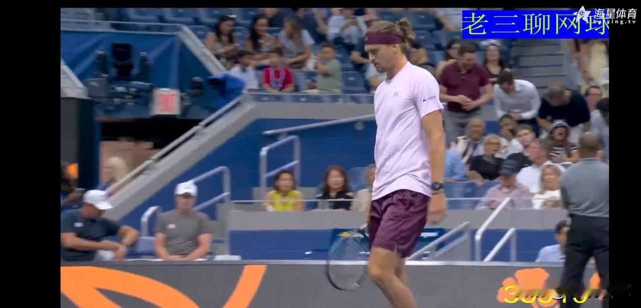 🎾🎾美网进行时：兹维列夫VS范德尚舒普。
从某种意义上说，这是兹维列夫通往决