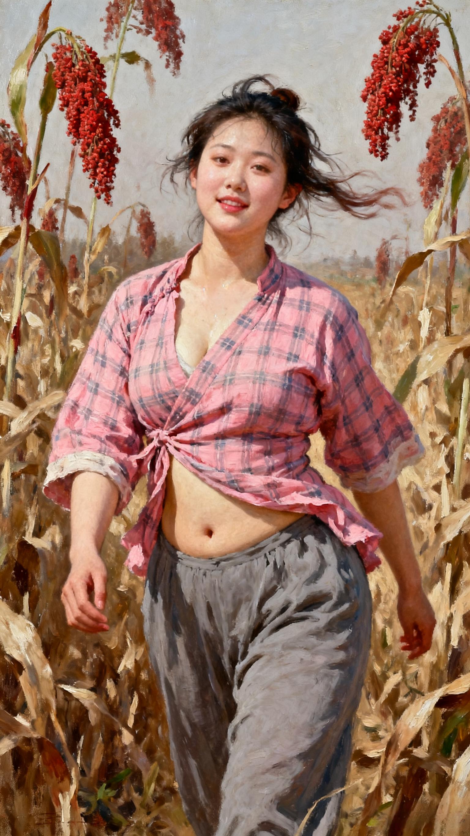 复古穿搭 走进画中的世界 油画