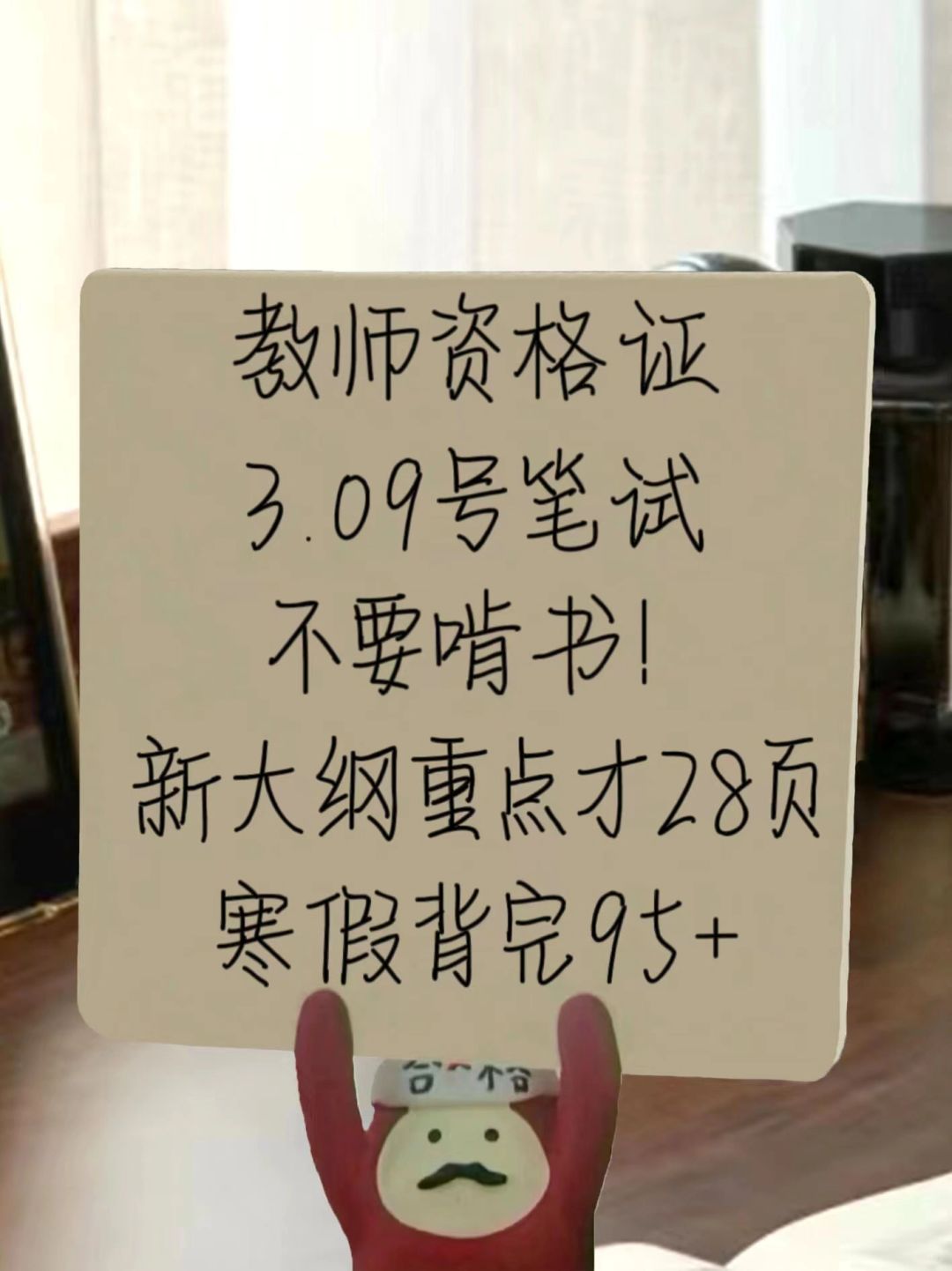确定了！24上教资新大纲变化才28页！背完稳了