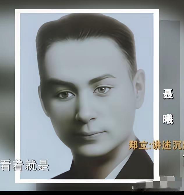 聂曦五官立体，目光如炬，烈士本人有一股子英气。
​他们没来得及看两岸统一，没来得