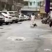 莪挽留前任be like： ​​​
